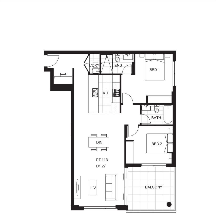 Floorplan of Homely apartment listing, 127/12B Isla Street, Schofields NSW 2762
