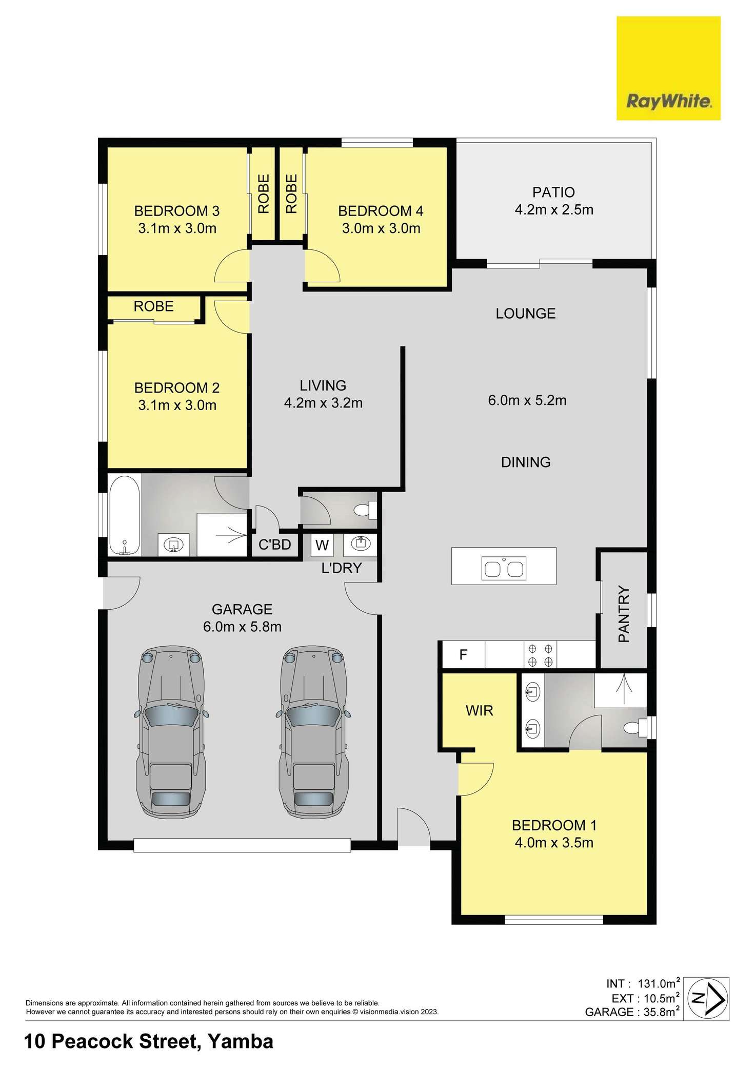 Floorplan of Homely house listing, 10 Peacock Street, Yamba NSW 2464
