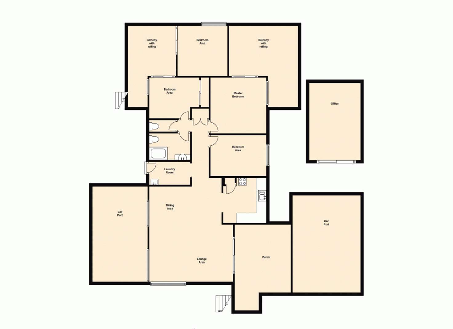 Floorplan of Homely house listing, 5 Coutts Street, Goodna QLD 4300