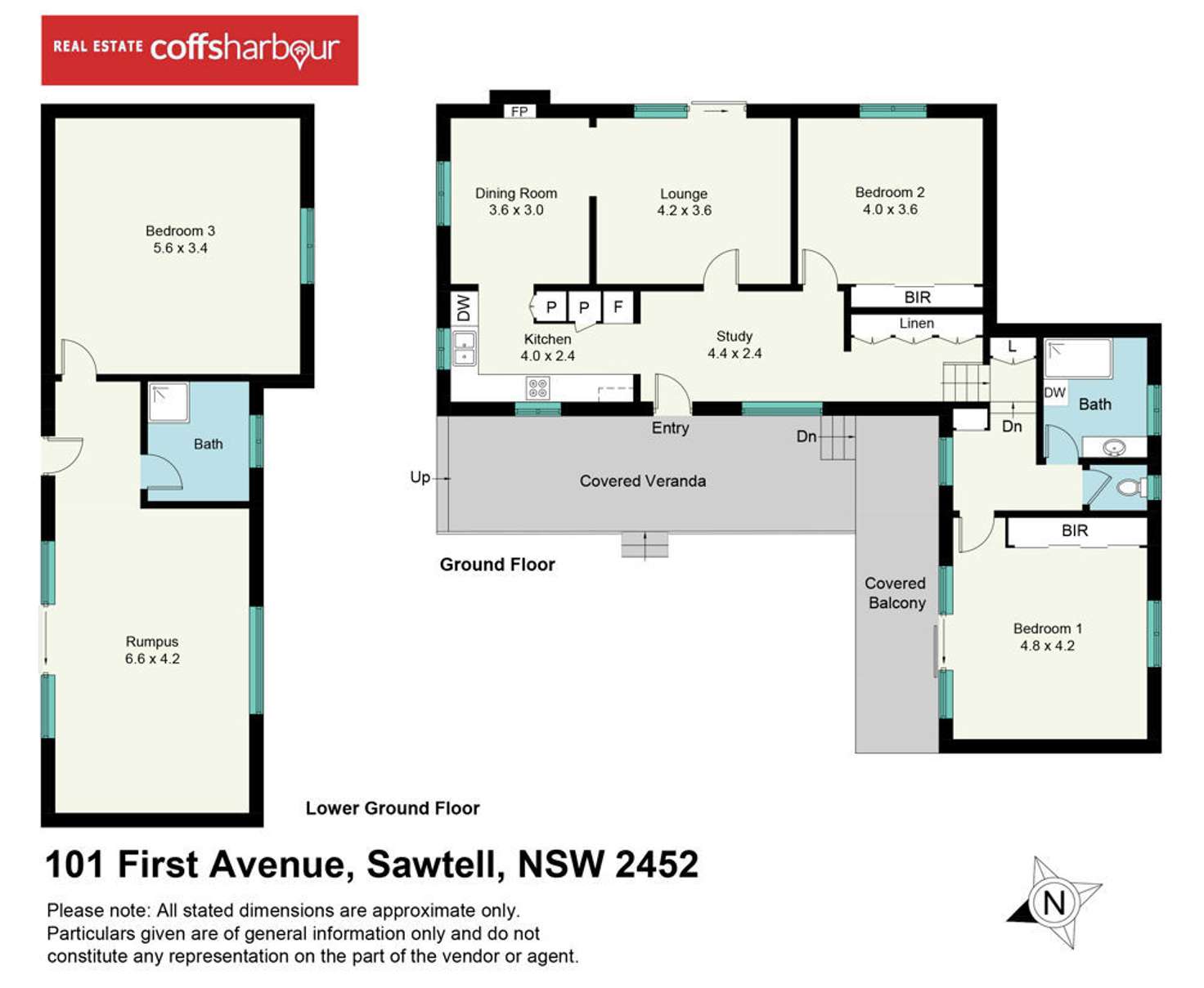 Floorplan of Homely house listing, 101 First Avenue, Sawtell NSW 2452