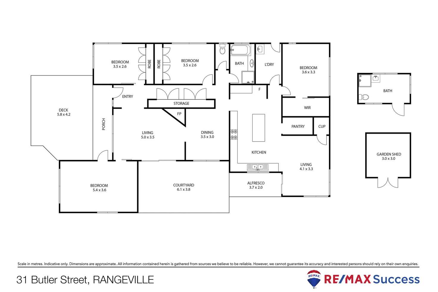 Floorplan of Homely house listing, 31 Butler Street, Rangeville QLD 4350