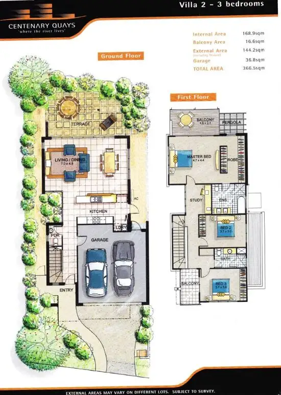 Floorplan of Homely villa listing, 2/28 Amazons Place, Jindalee QLD 4074