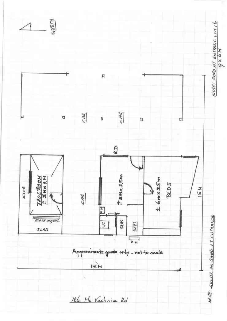 Floorplan of Homely rural property listing, 186 McKechnie Road, Ruby Creek NSW 4380