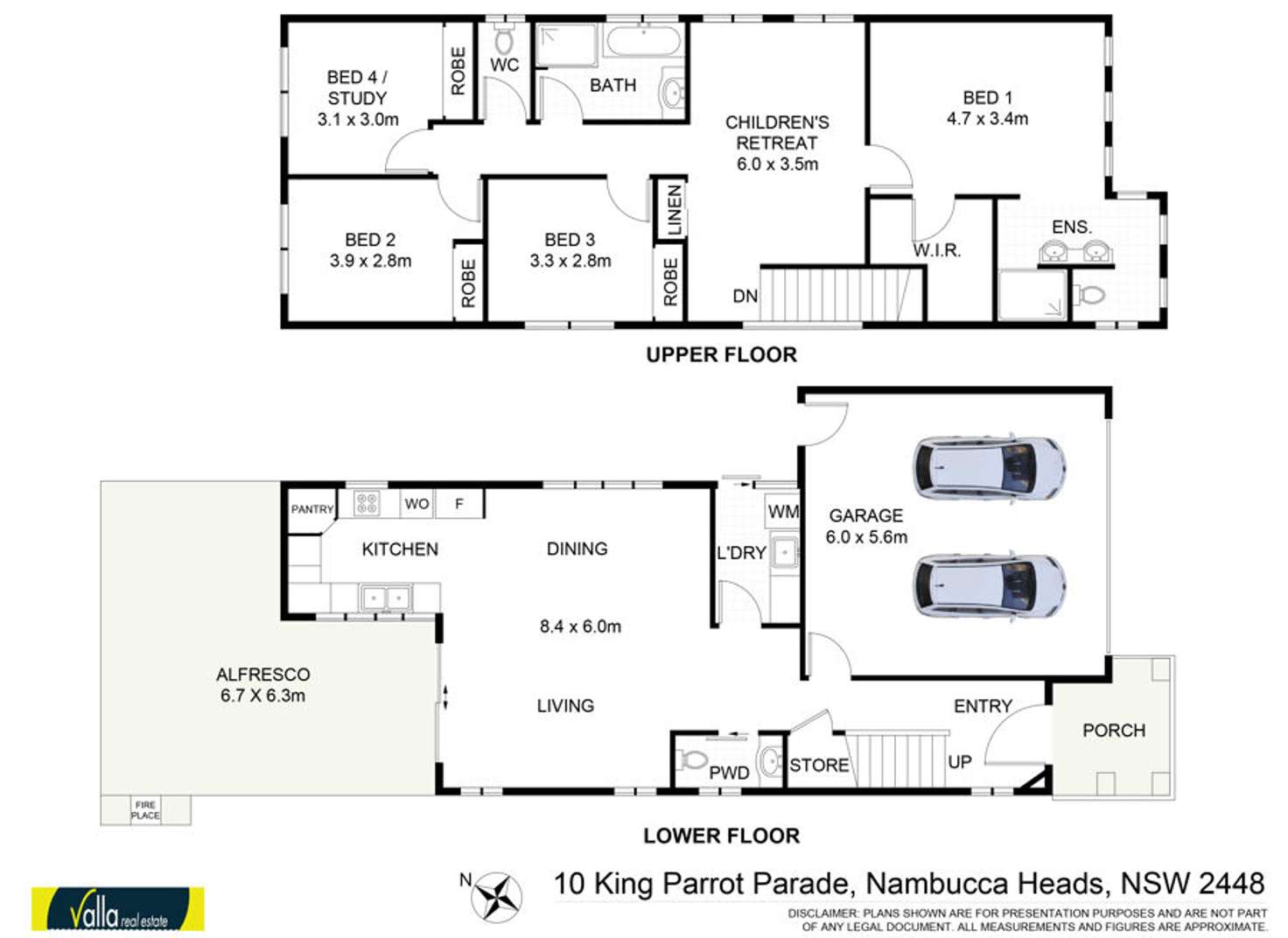 Floorplan of Homely house listing, 10 KING PARROT PARADE, Nambucca Heads NSW 2448