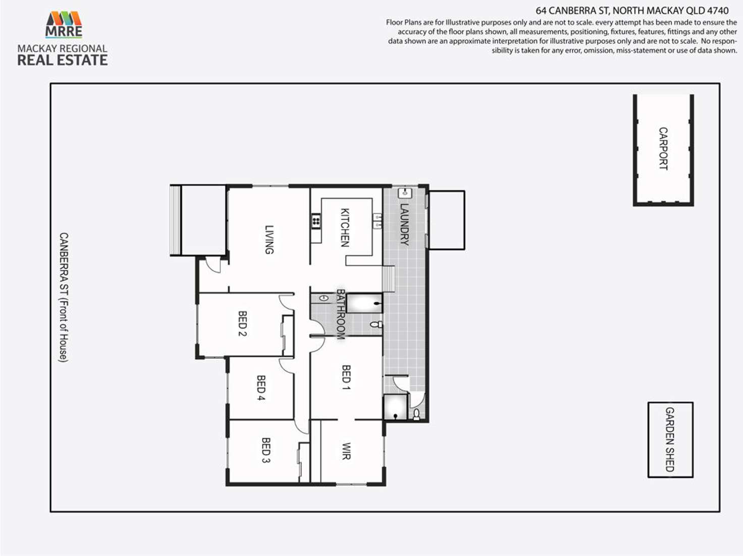 Floorplan of Homely house listing, 64 Canberra Street, North Mackay QLD 4740