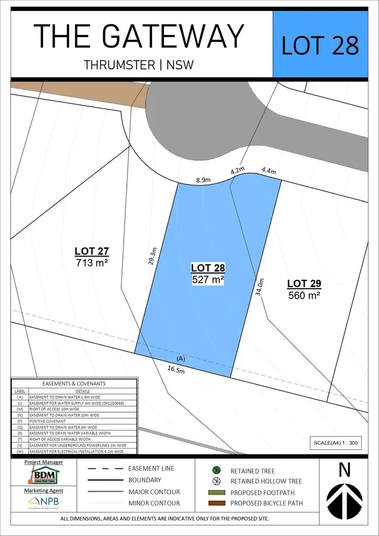Floorplan of Homely land listing, 13 Grandiose Close (Lot 28 The Gateway), Thrumster NSW 2444