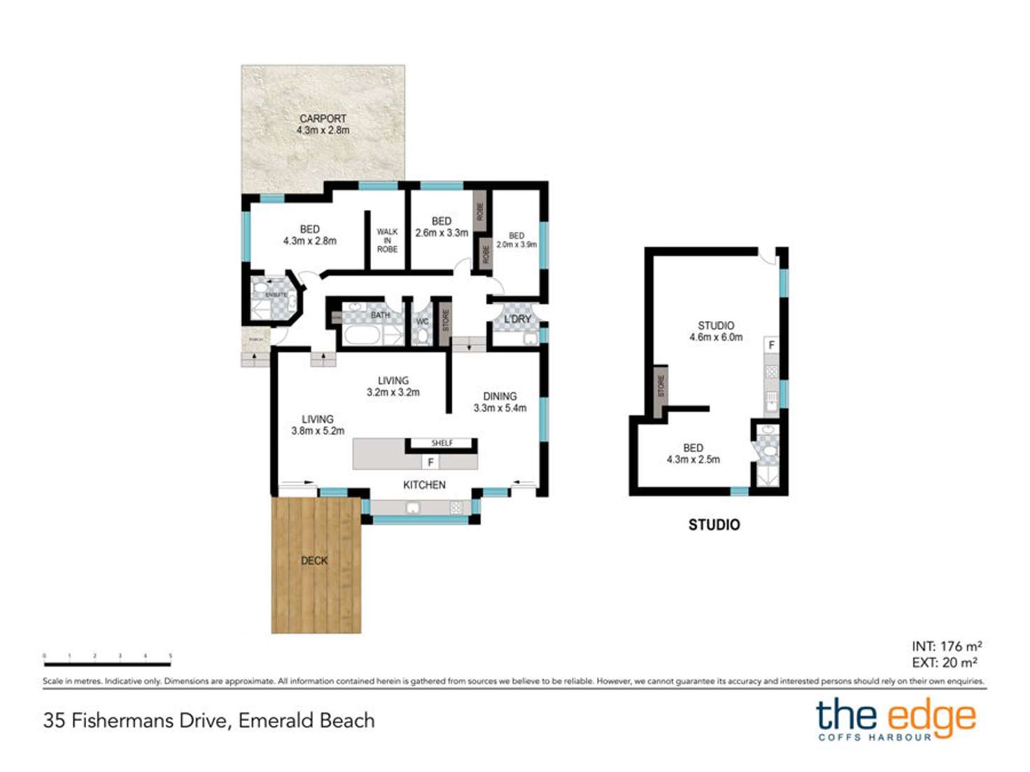 Floorplan of Homely house listing, 35 Fishermans Drive, Emerald Beach NSW 2456
