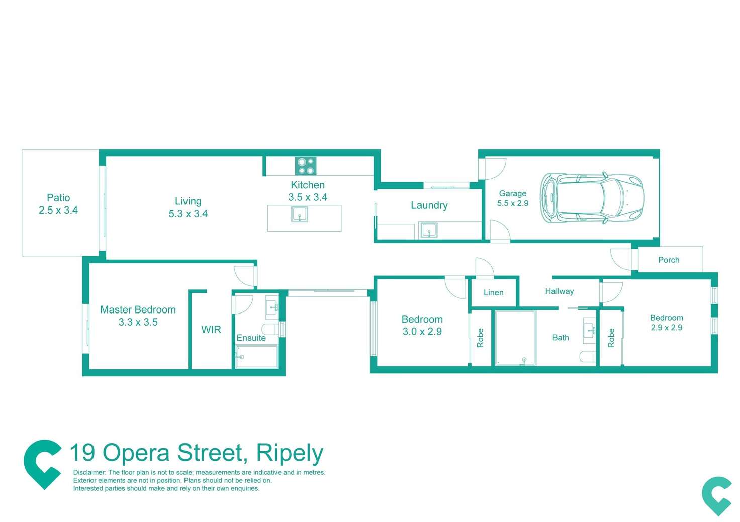 Floorplan of Homely house listing, 19 Opera Street, Ripley QLD 4306