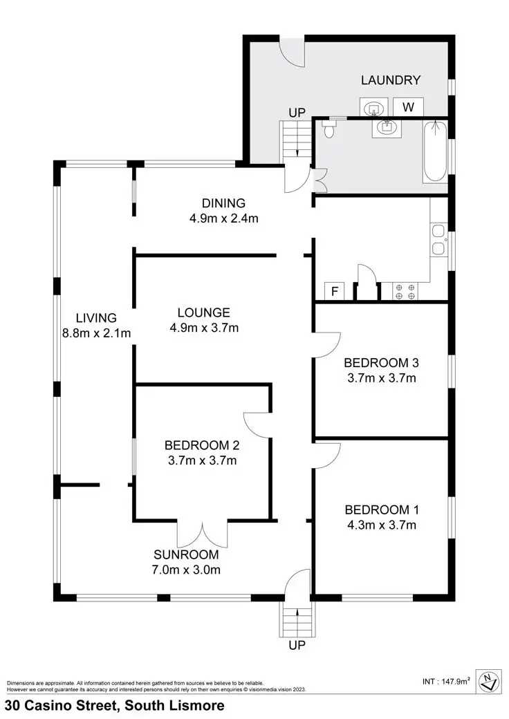 Floorplan of Homely house listing, 30 Casino Street, South Lismore NSW 2480