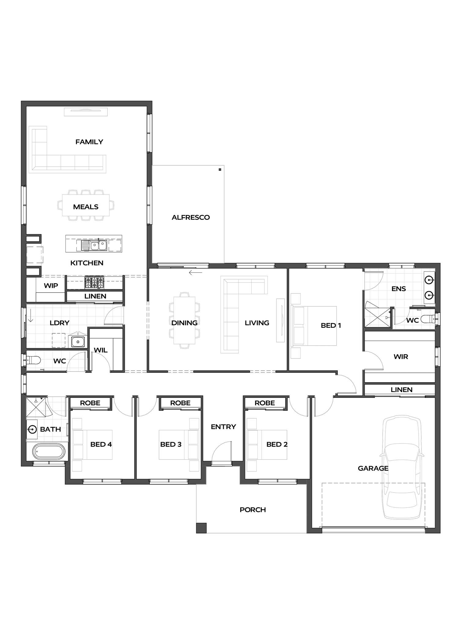 Floorplan of Homely house listing, 37 Somerfield Retreat - Glenlogan Rise, Woodhill QLD 4285