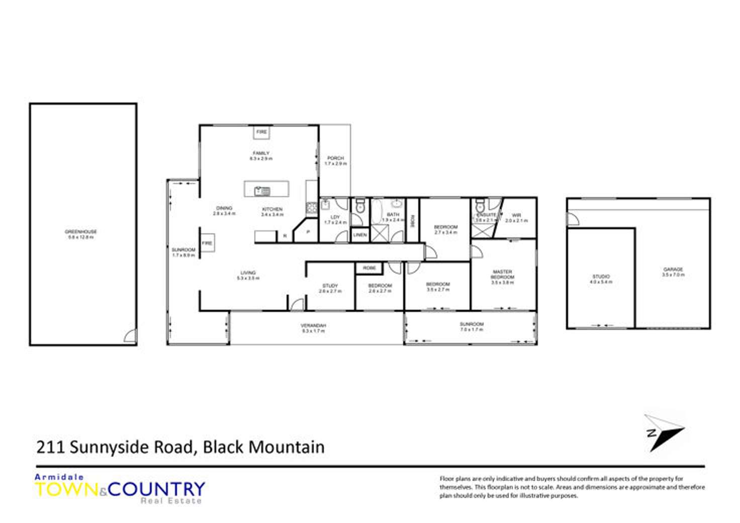 Floorplan of Homely acreageSemiRural listing, 211 Sunnyside Road, Armidale NSW 2350