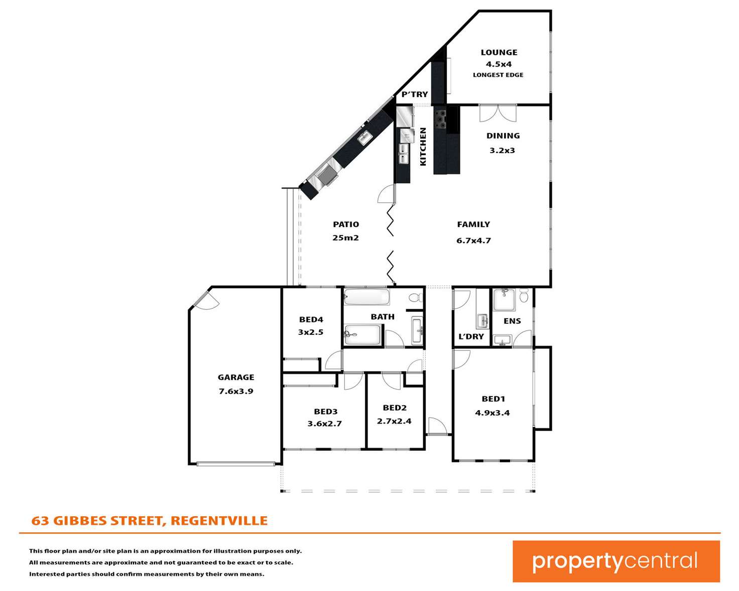 Floorplan of Homely house listing, 63 Gibbes Street, Regentville NSW 2745