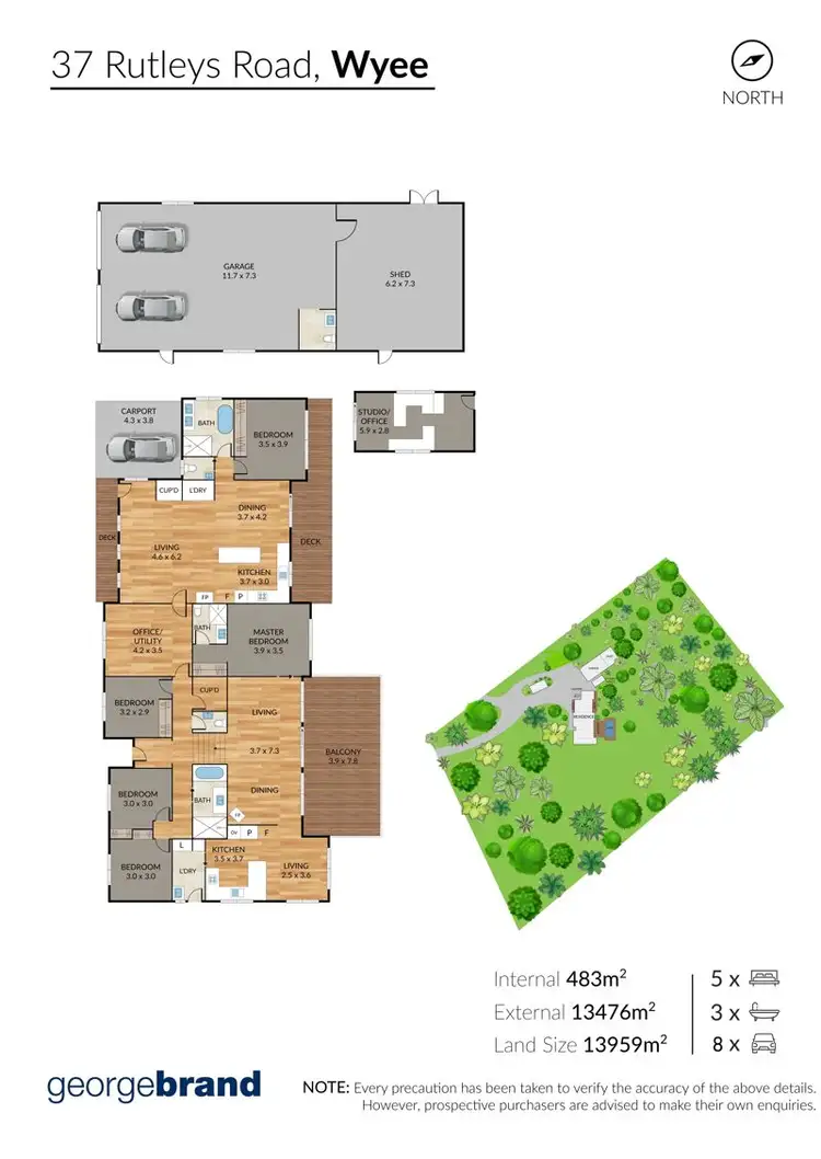 Floorplan of Homely rural property listing, 37 Ruttleys Road, Wyee Point NSW 2259