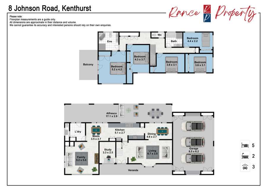 Floorplan of Homely house listing, 8 Johnson Avenue, Kenthurst NSW 2156