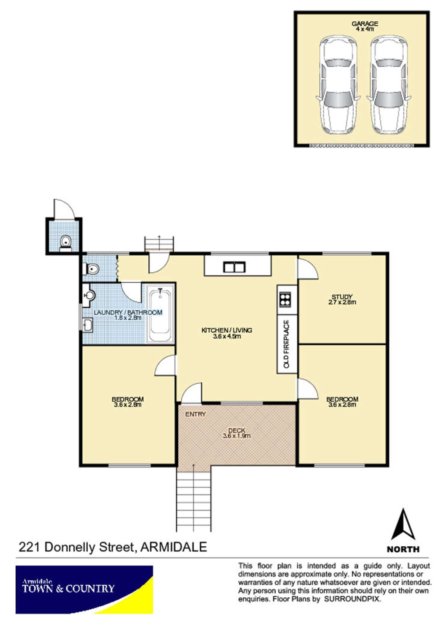 Floorplan of Homely house listing, 221 Donnelly Street, Armidale NSW 2350