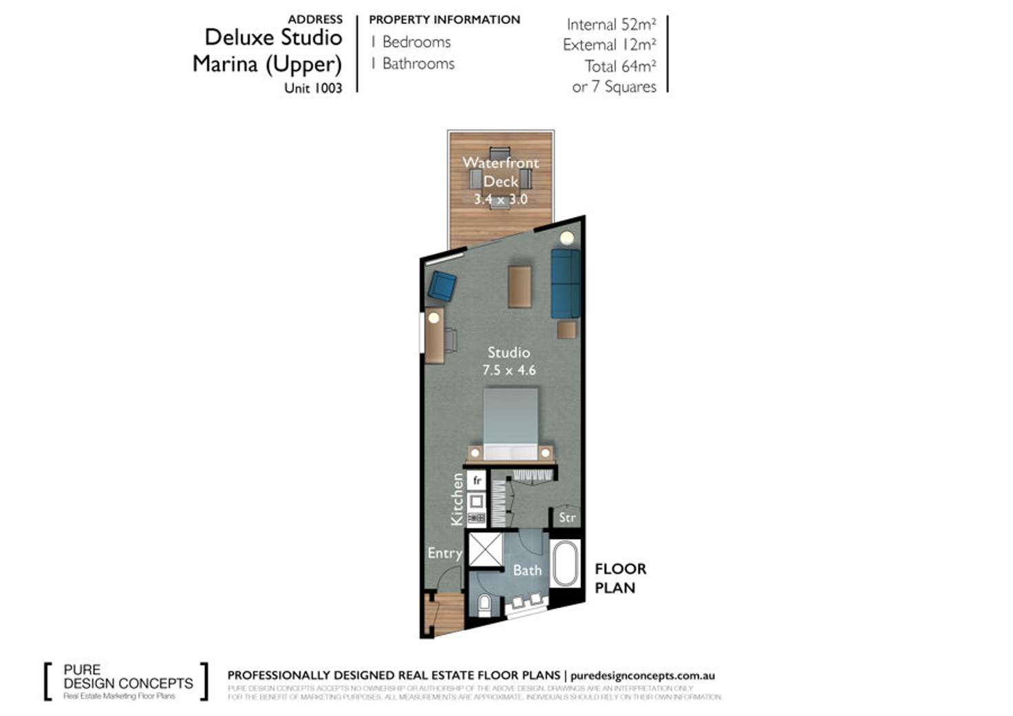 Floorplan of Homely apartment listing, APARTMENT Island Street, Couran Cove Resort, South Stradbroke QLD 4216