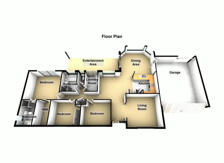 Floorplan of Homely house listing, 9 Applegum Place, Fitzgibbon QLD 4018