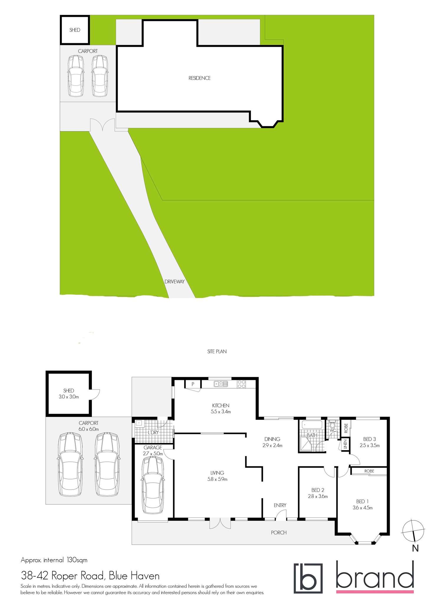 Floorplan of Homely house listing, 38-42 Roper Road, Blue Haven NSW 2262