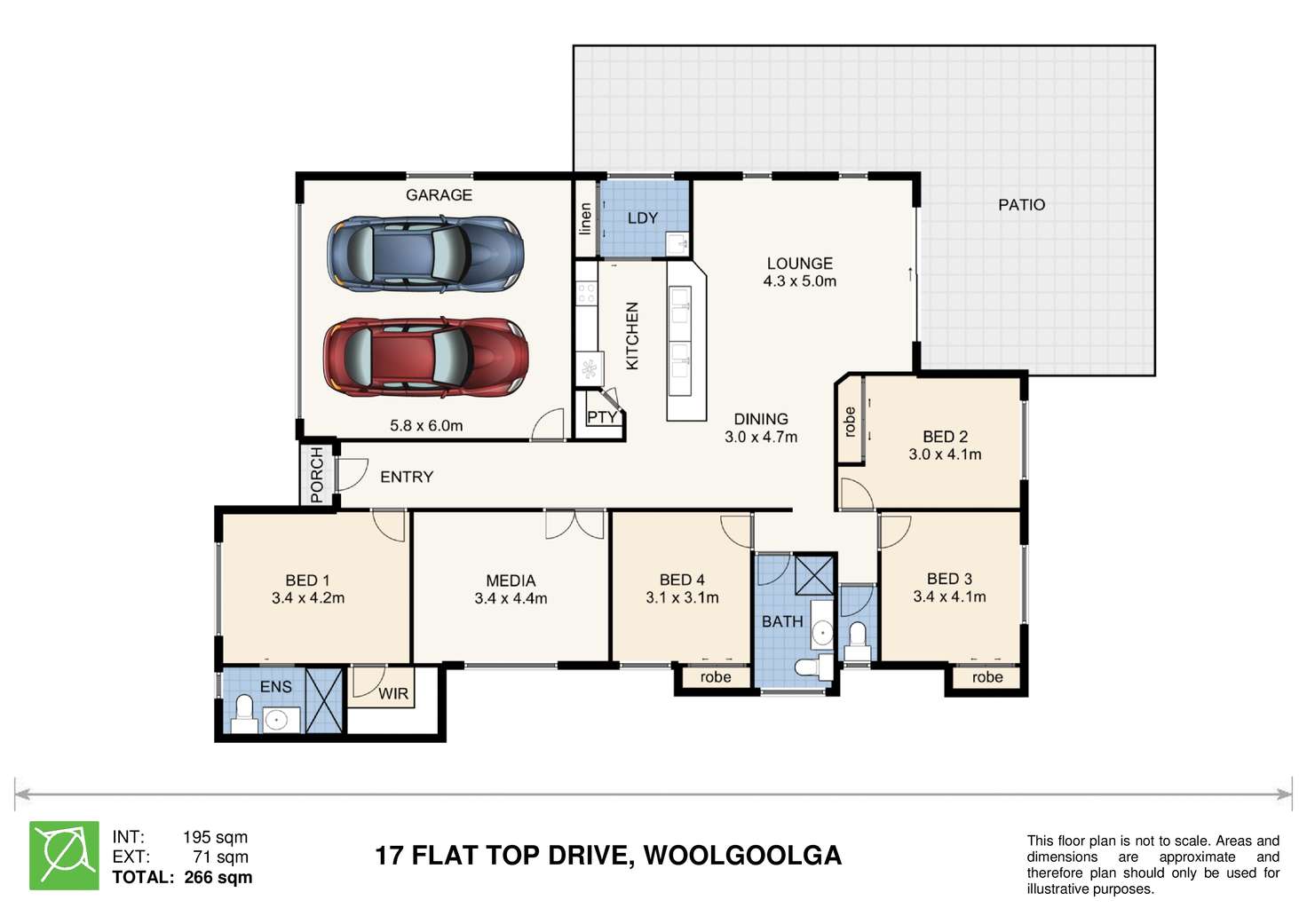 Floorplan of Homely house listing, 17 Flat Top Drive, Woolgoolga NSW 2456