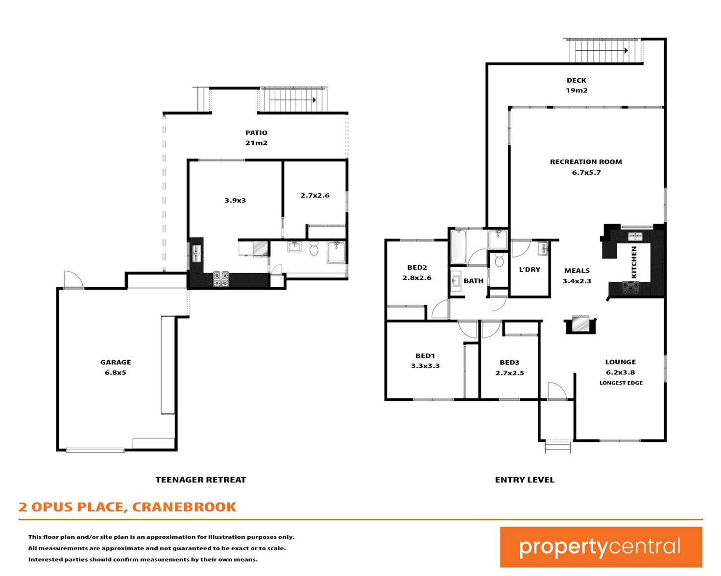 Floorplan of Homely house listing, 2 Opus Place, Cranebrook NSW 2749