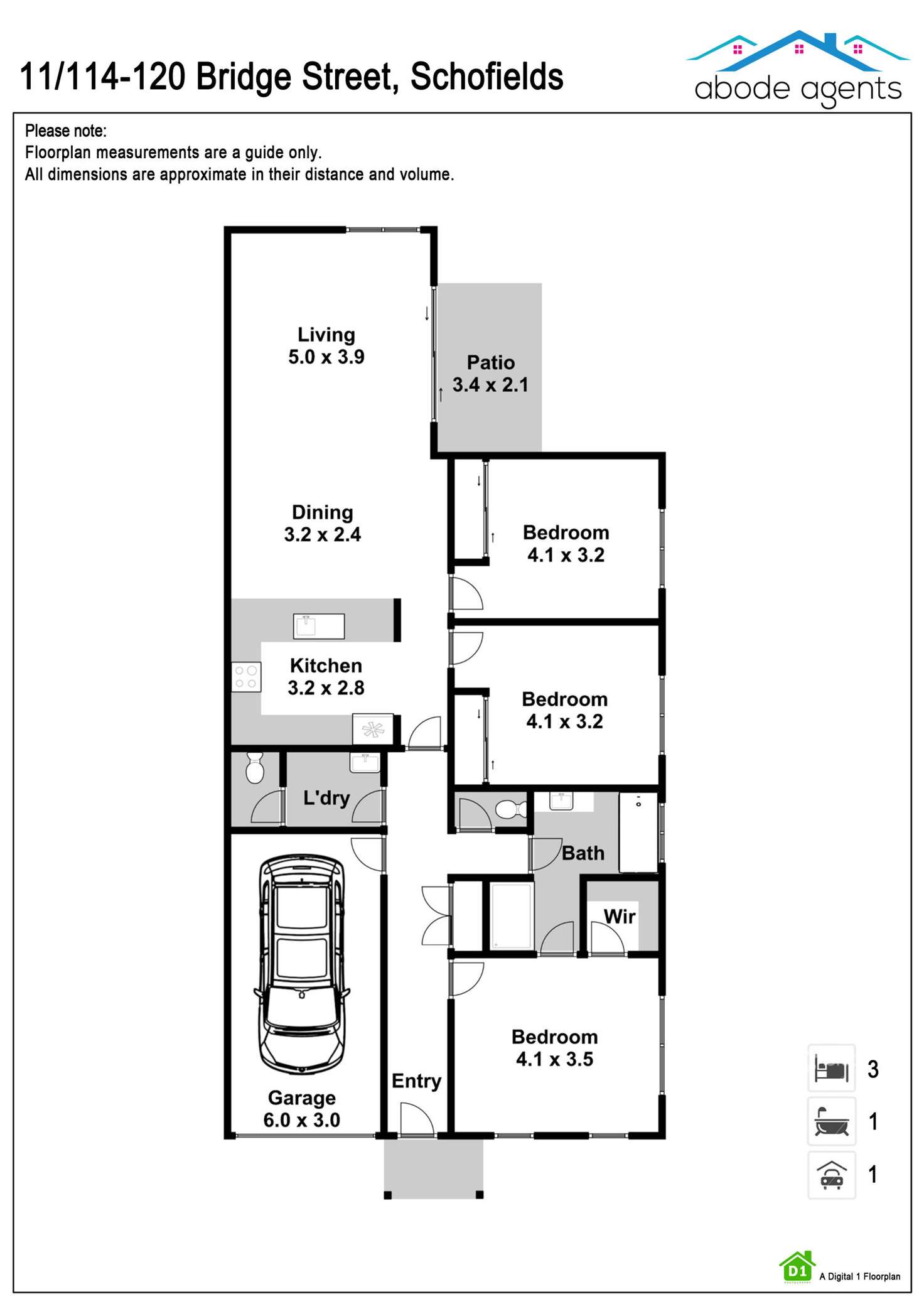 Floorplan of Homely semiDetached listing, 11/114-120 Bridge Street, Schofields NSW 2762