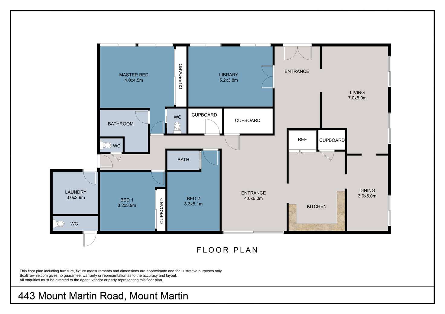Floorplan of Homely house listing, 443 Mount Martin Road, Mount Martin QLD 4754