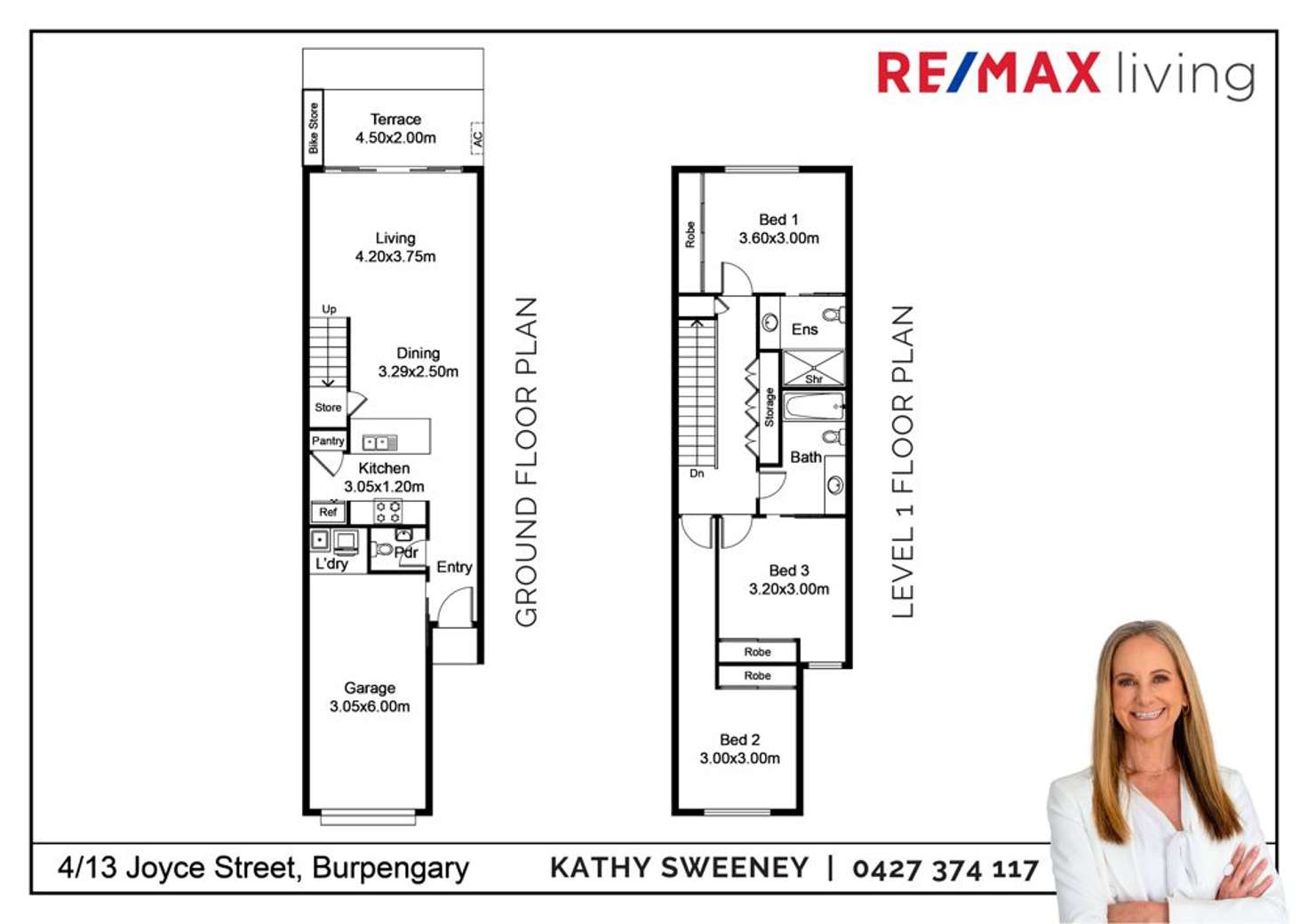 Floorplan of Homely townhouse listing, 4/13 Joyce Street, Burpengary QLD 4505