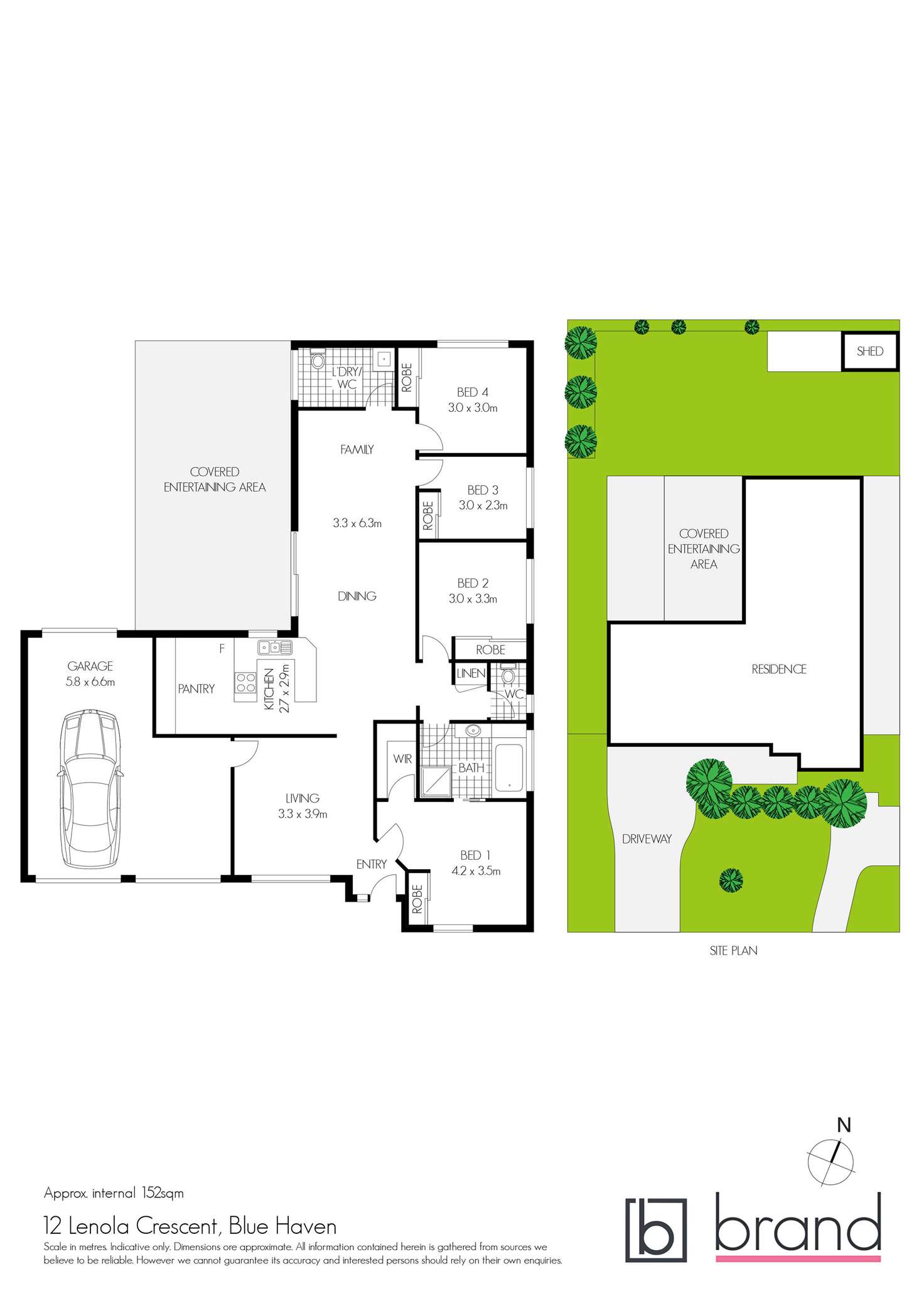 Floorplan of Homely house listing, 12 Lenola Crescent, Blue Haven NSW 2262