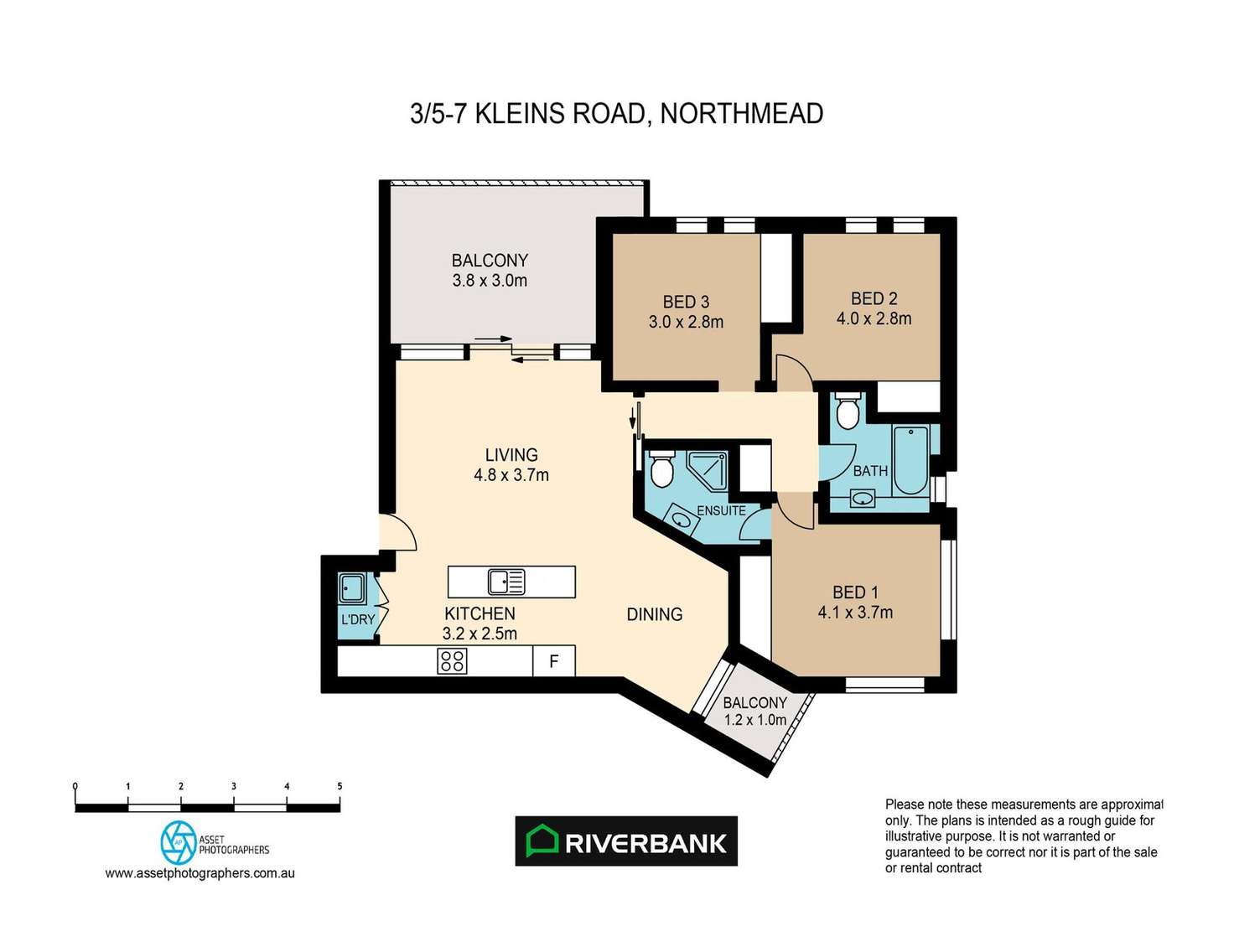 Floorplan of Homely unit listing, 3/5-7 Kleins Road, Northmead NSW 2152
