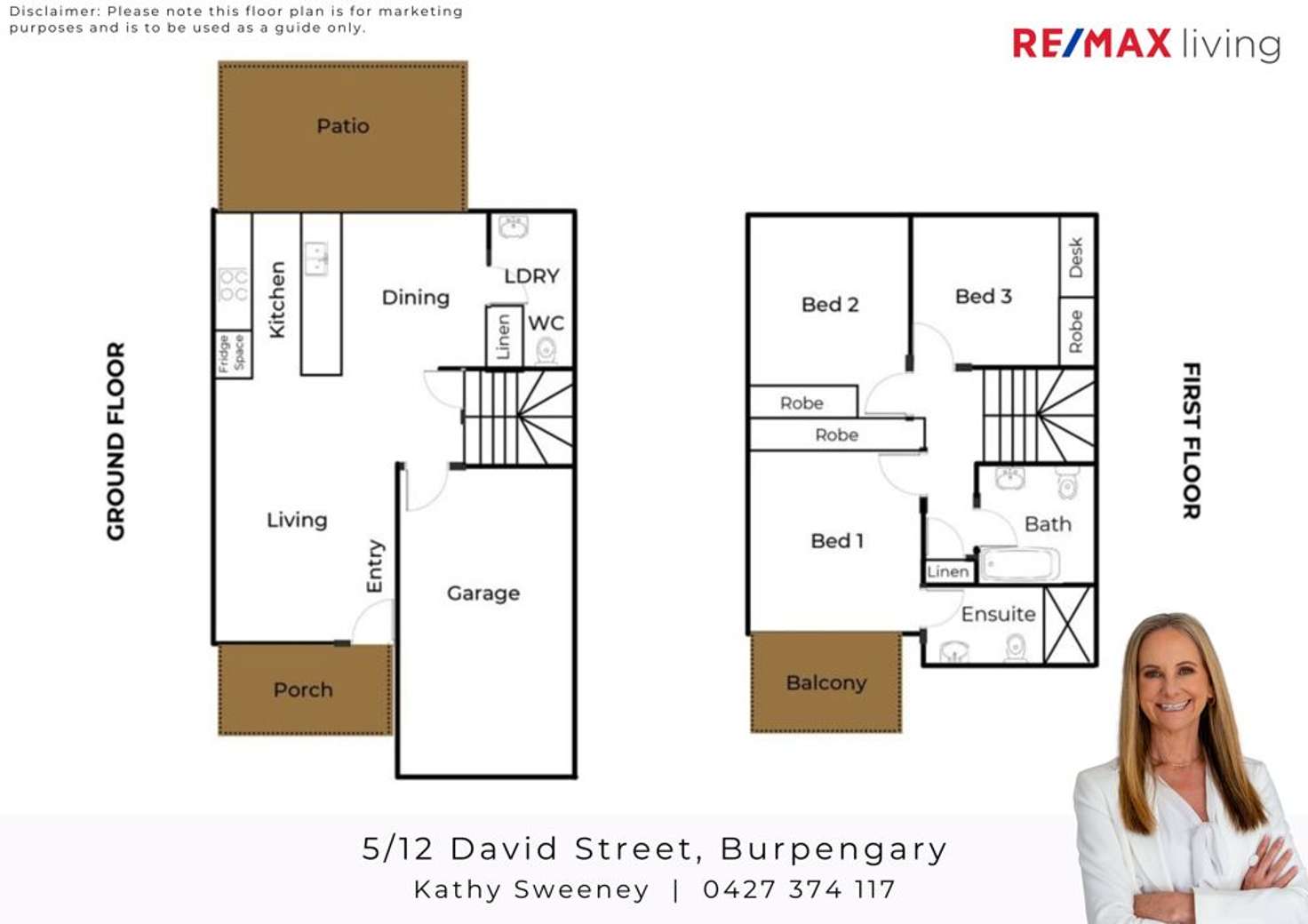 Floorplan of Homely townhouse listing, 5/12 David Street, Burpengary QLD 4505