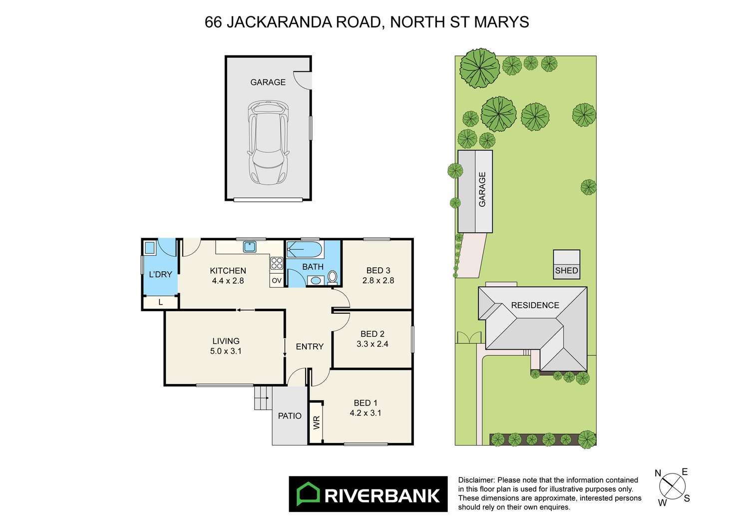 Floorplan of Homely house listing, 66 Jackaranda Road, North St Marys NSW 2760