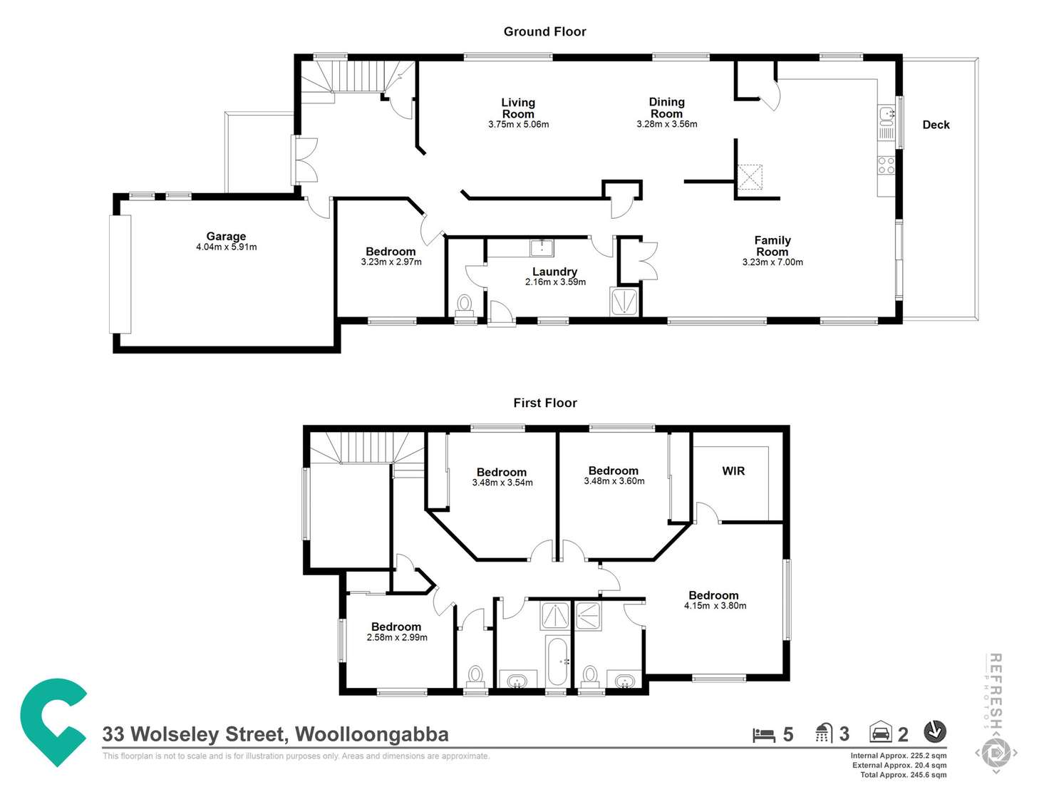 Floorplan of Homely house listing, 33 Wolseley Street, Woolloongabba QLD 4102