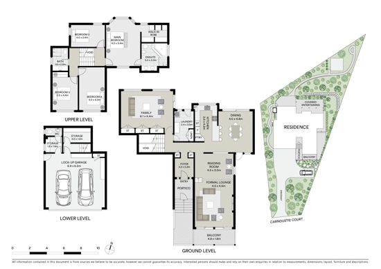 Floorplan of Homely house listing, 11 Carnoustie Court, Indooroopilly QLD 4068