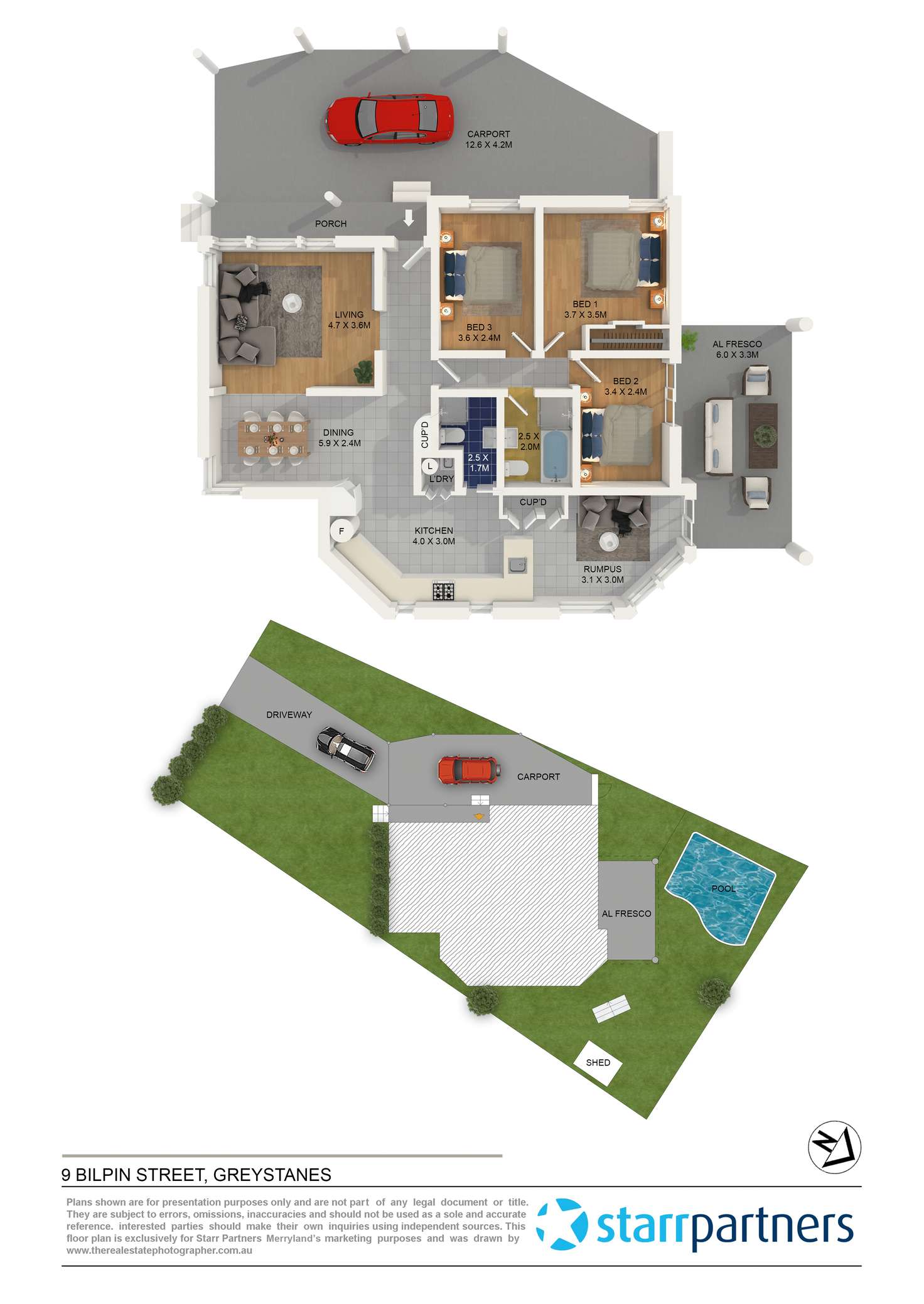 Floorplan of Homely house listing, 9 Bilpin Street, Greystanes NSW 2145