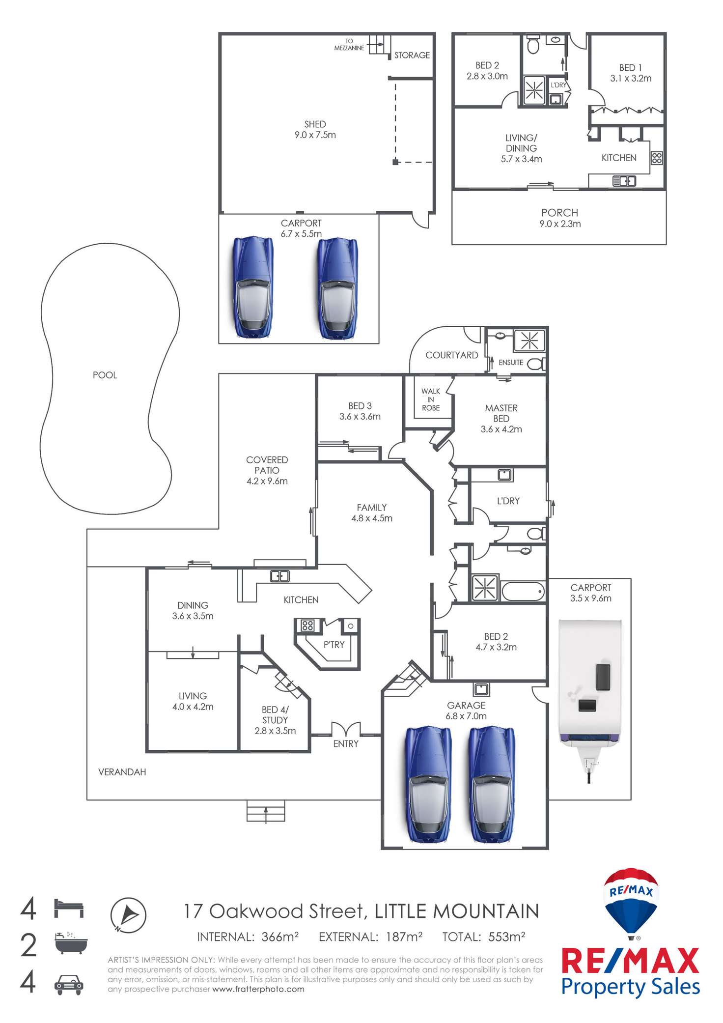 Floorplan of Homely house listing, 17 Oakwood Street, Little Mountain QLD 4551
