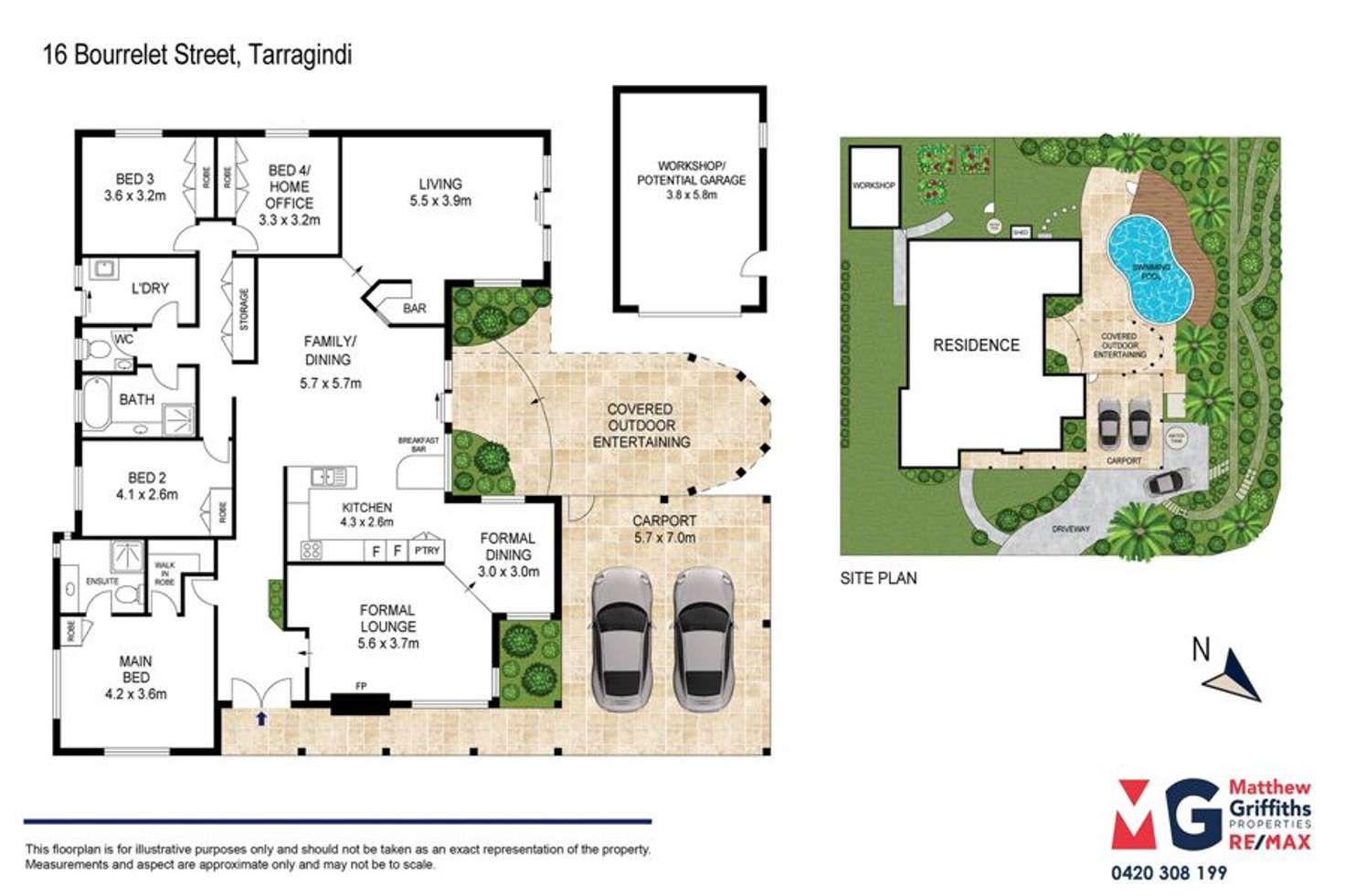 Floorplan of Homely house listing, 16 Bourrelet Street, Tarragindi QLD 4121