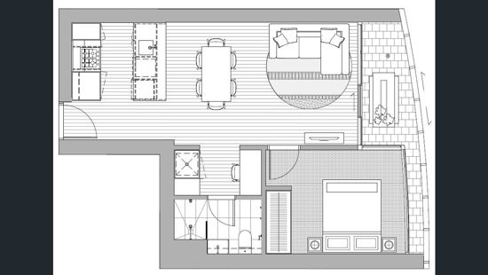 Floorplan of Homely apartment listing, 30812/191 Brunswick Street, Fortitude Valley QLD 4006