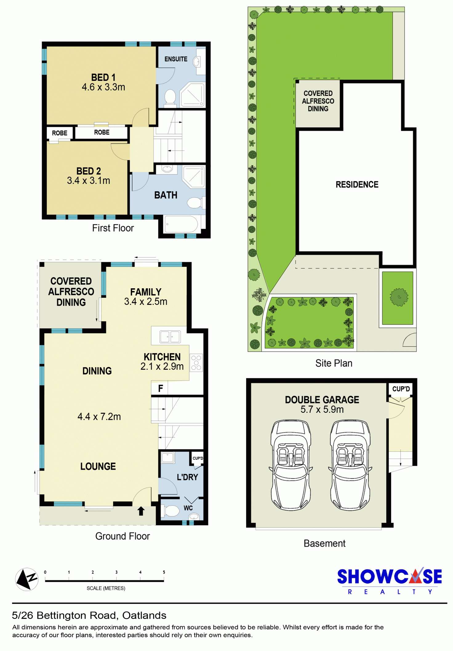 Floorplan of Homely townhouse listing, 5/26 Bettington Road, Oatlands NSW 2117