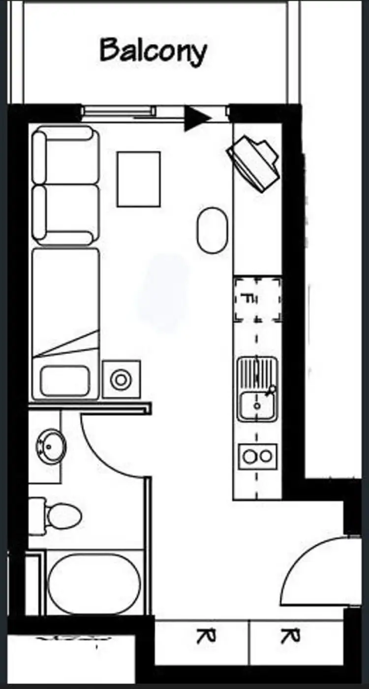Floorplan of Homely apartment listing, 34/16 Poplar Street, Box Hill VIC 3128