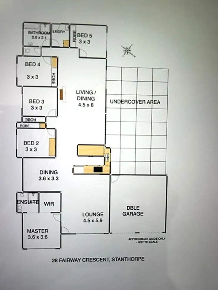 Floorplan of Homely house listing, 28 Fairway Crescent, Stanthorpe QLD 4380
