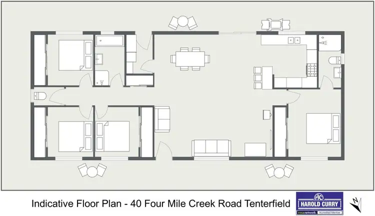 Floorplan of Homely rural property listing, 40 Four Mile Creek Road, Tenterfield NSW 2372
