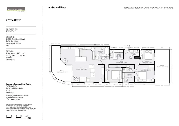 Floorplan of Homely apartment listing, 7/21A Red Head Rd, Red Head NSW 2430