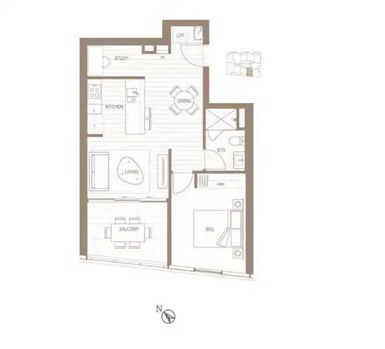 Floorplan of Homely apartment listing, 10811/1 Cordelia Street, South Brisbane QLD 4101