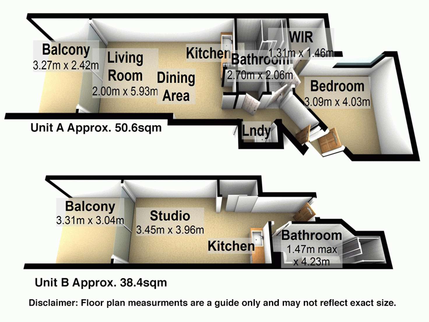 Floorplan of Homely unit listing, 50/78 Brookes Street, Bowen Hills QLD 4006