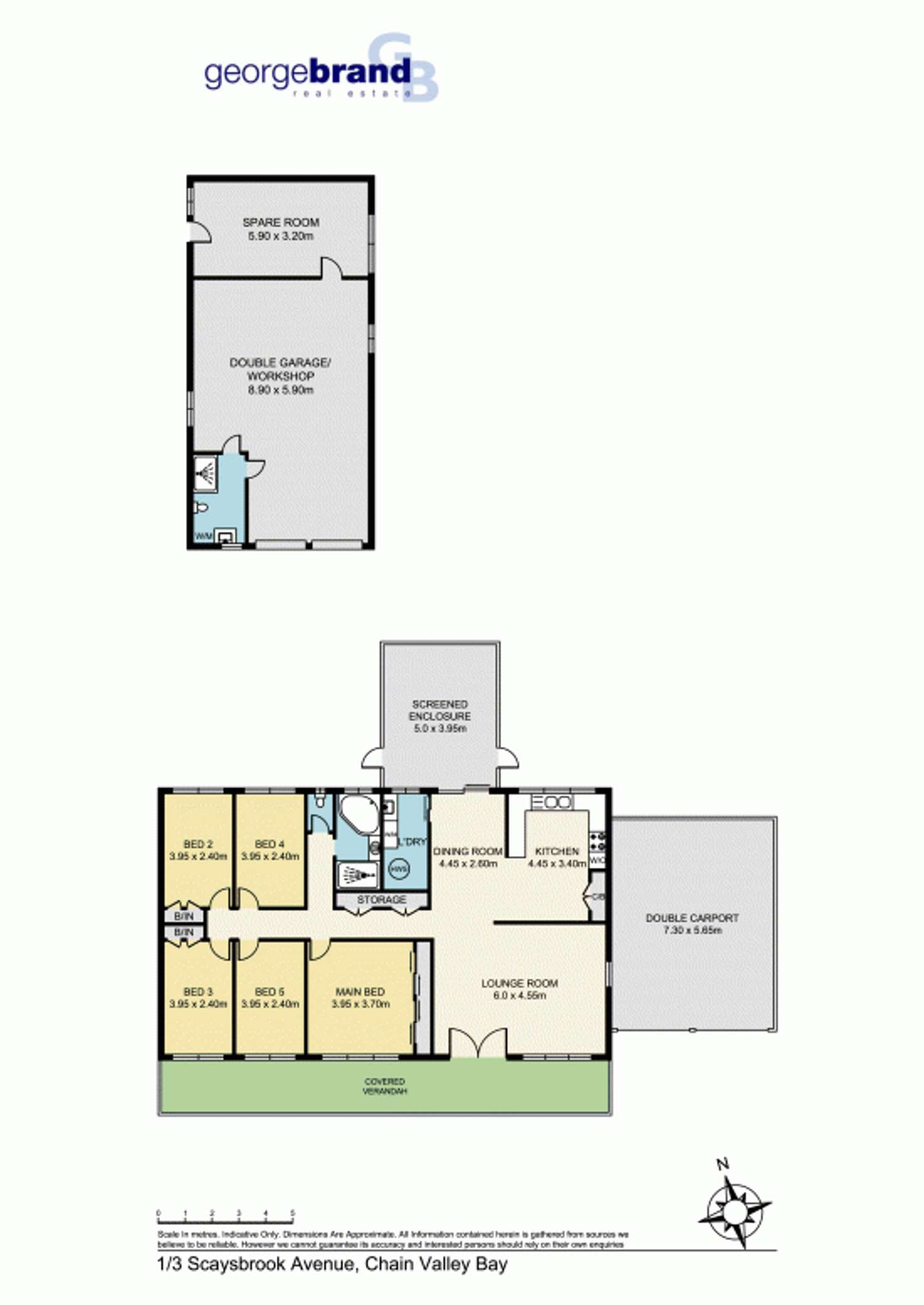 Floorplan of Homely house listing, 1-3 Scaysbrook Avenue, Chain Valley Bay NSW 2259
