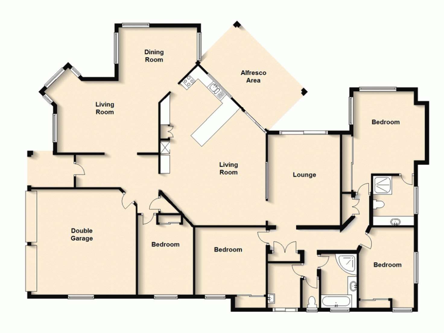 Floorplan of Homely house listing, 6 Olley Court, Brookfield QLD 4069