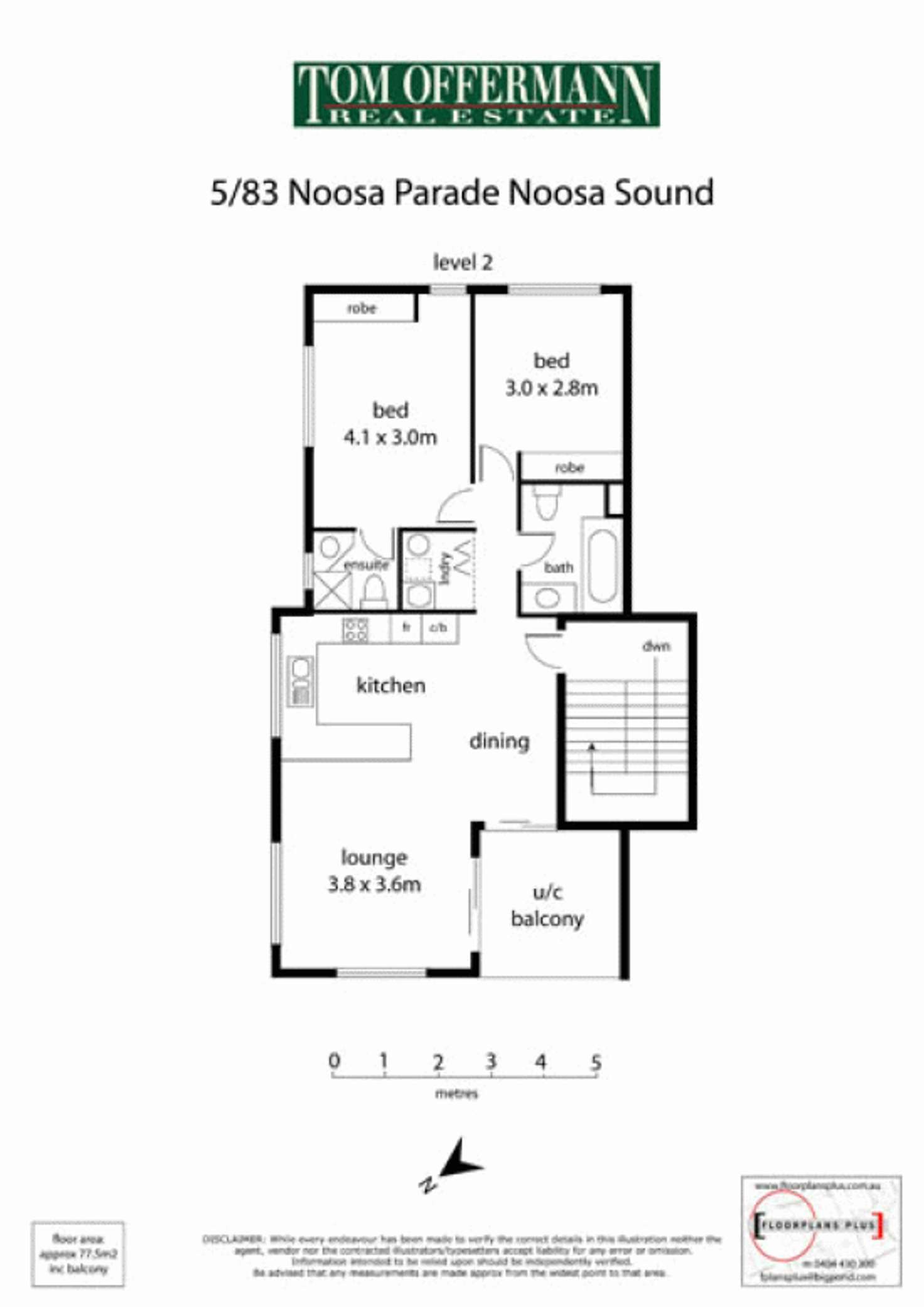 Floorplan of Homely unit listing, 5/81 Noosa Parade, Noosa Heads QLD 4567