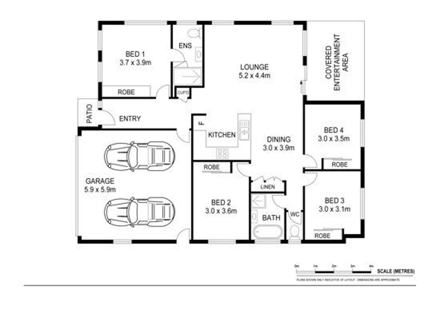 Floorplan of Homely house listing, 22-24 Newmarket Drive, Morayfield QLD 4506