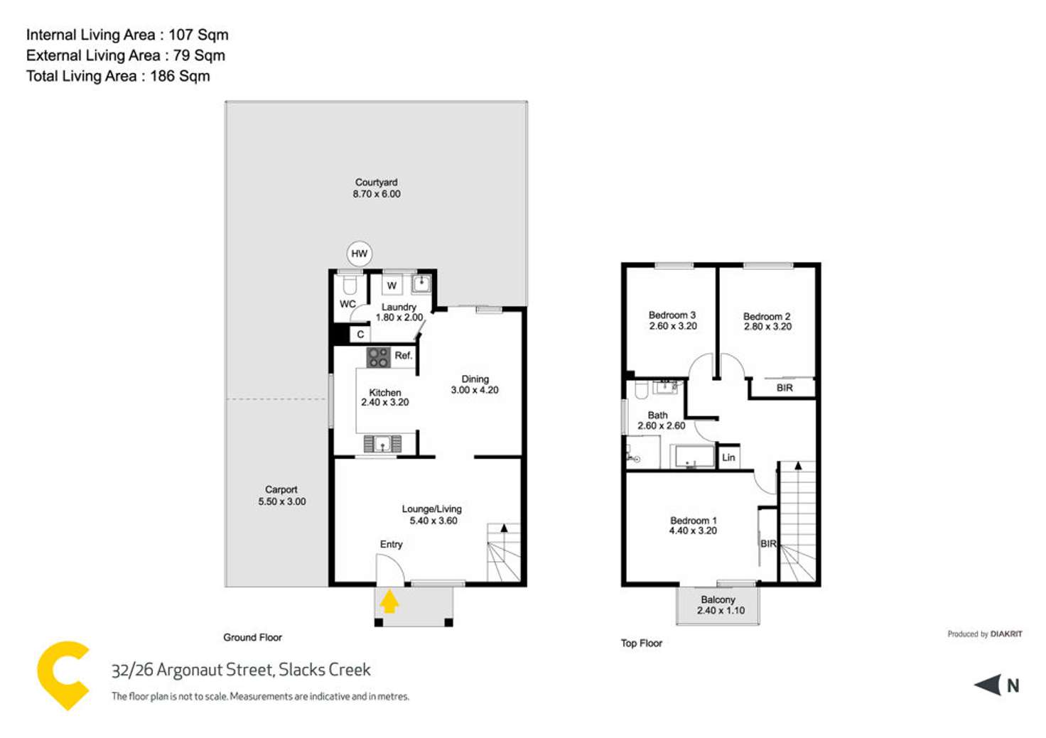 Floorplan of Homely unit listing, z32/26 Argonaut Street, Slacks Creek QLD 4127