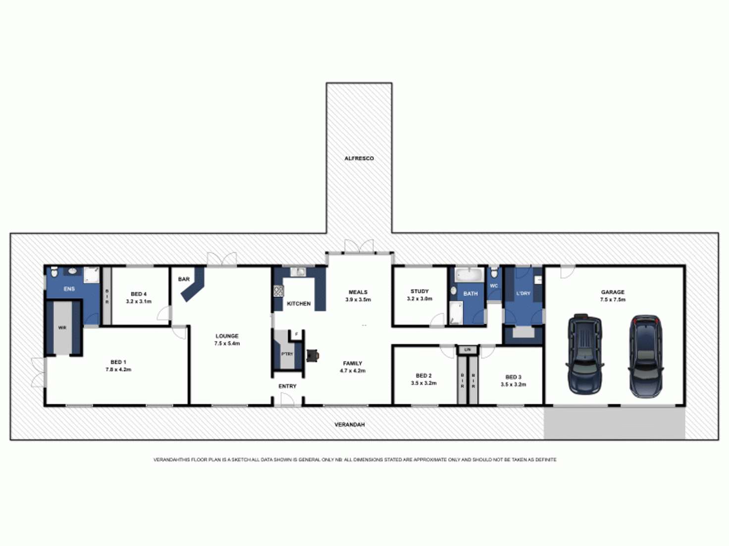 Floorplan of Homely house listing, 2170 Hendy Main Rd, Bellbrae VIC 3228
